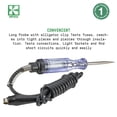thumbnail image 2 of Katzco Probador de Continuidad de Voltaje y Corriente - 6-12 V CC/24 V CA - para Trabajo Pesado - Cable de 54", 2 of 7