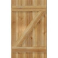 thumbnail image 5 of 21 1/2"W X 35"H Timbercraft Four 5 3/8" Boards Joined Board-N-Batten Shutters W/Z-Bar, Rough Sawn Western Red Cedar (Per Pair), 5 of 13