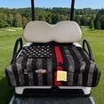 thumbnail image 2 of Uorisanigo Golf Cart Seat Covers for Women Men, Thick Golf Cart Seat Towel Universal 4 Pockets Seat Blanket Fits for 2 Seat Golf Cart Accessories-American Honoring Firefighter Flag, 2 of 7