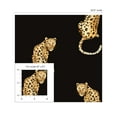 thumbnail image 6 of Daisy Bennett DB20200 20.5 x 216 in. Leopard King Peel & Stick Wallpaper, Black, 6 of 7