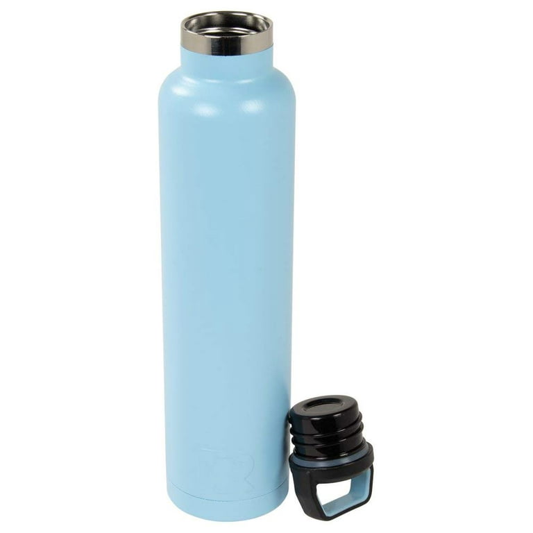 RTIC 16 oz Vacuum Insulated Water Bottle, Metal Stainless Steel