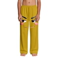 thumbnail image 4 of ATOGUTA Lounge Pants Boys Funny Graphic Sweatpants Athletic Sports Pants for Kids Size 4T-14, Yellow, 4 of 5