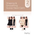 thumbnail image 2 of Memoi Women's 2 Pack Braless Cami, 2 of 9
