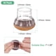 thumbnail image 3 of Uxcell 16-Pack Protectores de Piso para Patas de Silla, Copas de Silicona Redondas de 1"-1.25" Almohadillas de Muebles de Fieltro para Pisos de Madera/Pisos de Baldosas, Cubiertas para Patas de Silla, 3 of 7