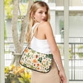 thumbnail image 5 of FORMRS Womens Shoulder Bag with Chain Strap Clutch Purse Cute Tote Handbag, Leaves Pattern, 5 of 7