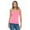 NEON PINK, variant on Womens Adjustable Strap camisole tank top