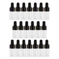 thumbnail image 3 of 20 Pieces Empty Glass Dropper Clear Leakproof Perfume Bottles Containers for Perfume Oils Liquids Black 2ml, 3 of 8