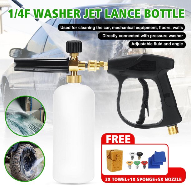 Lance Soap Bottle Sprayer For High Pressure Washer Gun Jet Car Wash 02