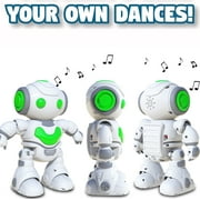 Babyltrl Robot Toy for Kids,RC Intelligent Electronic Dancing Robot with Music / Light for Age 3-6 Boys Girls,White