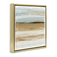 thumbnail image 3 of Stupell Industries Coastal Winter Sands Abstraction Gold Floating Frame Canvas Art, 18 x 18, by Flora Kouta, 3 of 8
