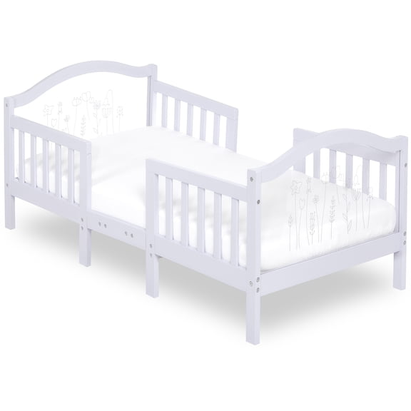 Dream On Me Rosie Toddler Bed In Lavender Ice