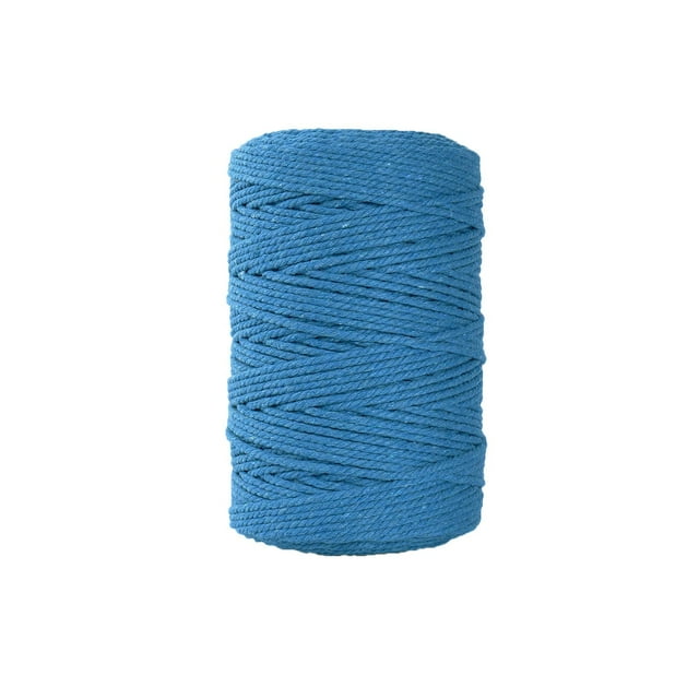 Agiferg DYI Macrame Yarn 3 mm x 100 m Decorative Warp Cotton for Knitting Crafts