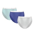 thumbnail image 2 of Pantaleta Hanes Cool Comfort para Mujer, Cotton Corte Francés Multicolor 3 Piezas Talla M, 2 of 4