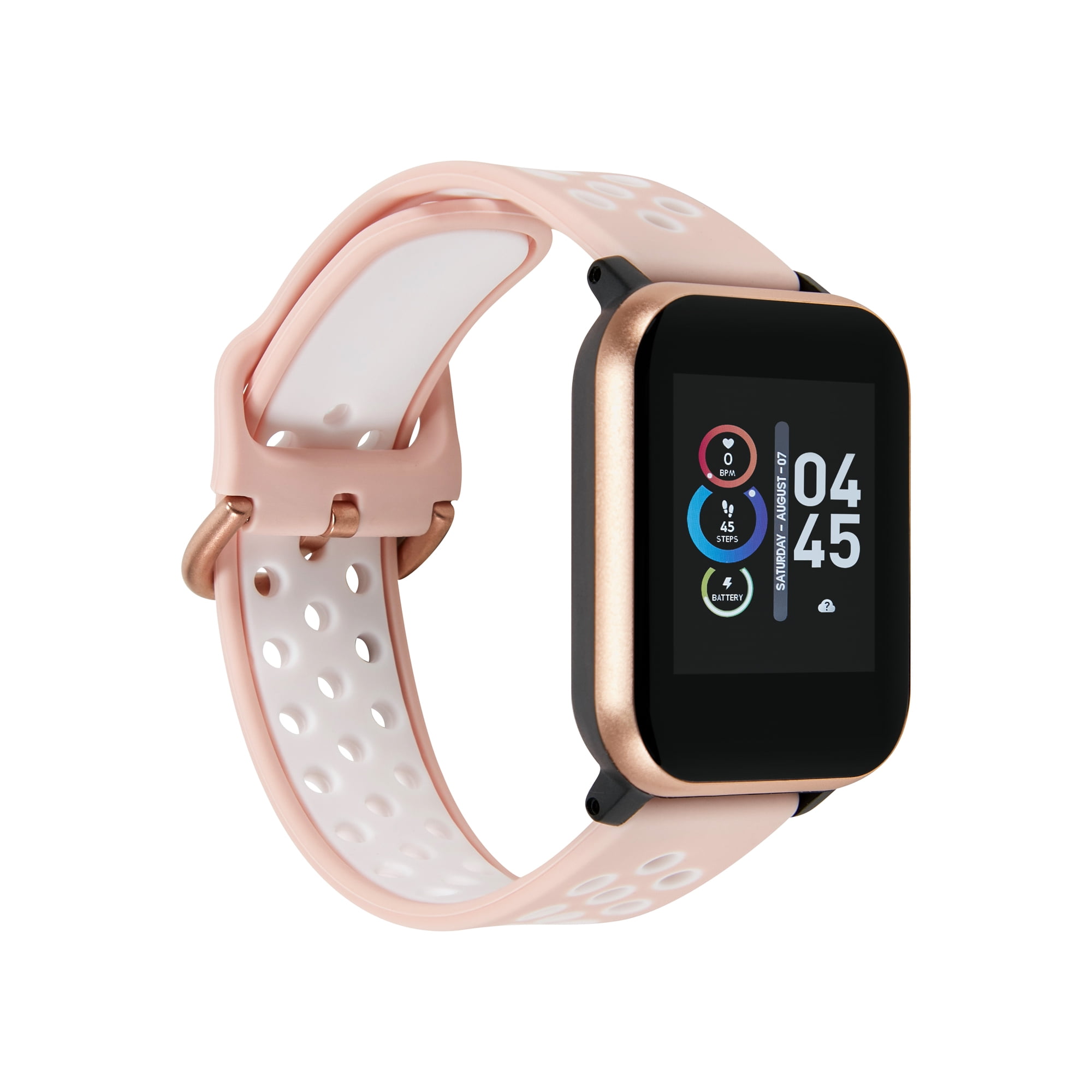 Itech Fusion 2S Unisex Adult Smartwatch w/ Multi-Sport, Pink Perforated
