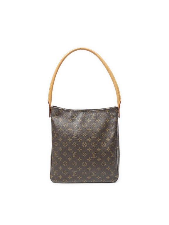 Pre-Owned Louis Vuitton Brown Looping GM Shoulder Bag Monogram Canvas