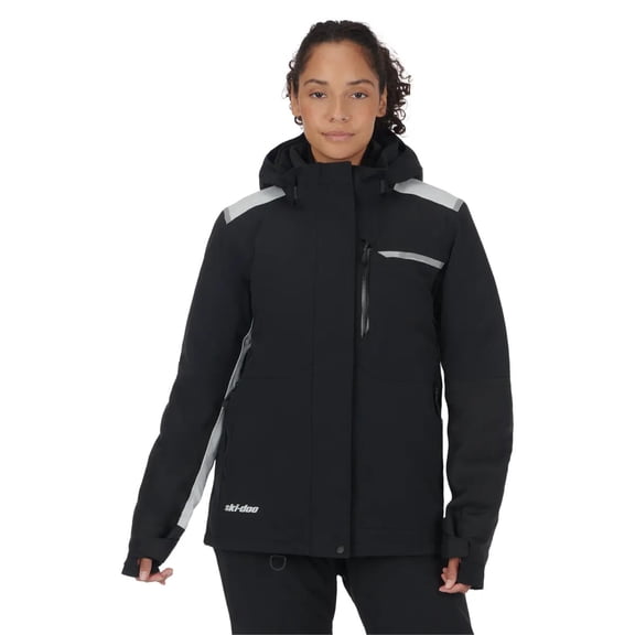 Ski-Doo Women's Insulated Exodus Ski and Snowmobile Jacket Waterproof and Windproof