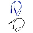 thumbnail image 1 of 2 piezas de Correa Anti Adjustable Suaves Elástica Cordónes de Azul Negro Sunnimix Correa de gafas de silicona, 1 of 8