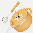 thumbnail image 5 of XKHAZA Cute Dog Ramen Bowl with Lid, Insulated Stainless Steel Noodle and Soup Bowls with Handle, Spoon, Portable Instant for Noodles, Dumplings, or Salads, 5 of 8