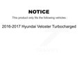 thumbnail image 2 of Transit Auto Front Rear Wheel Hub Bearings Assembly Disc Brake Rotors and Ceramic Pads Kit (10Pc) for Car Kia Forte Forte5 Hyundai Veloster - Left Right Side (Driver Passenger) KBB-117369, 2 of 10