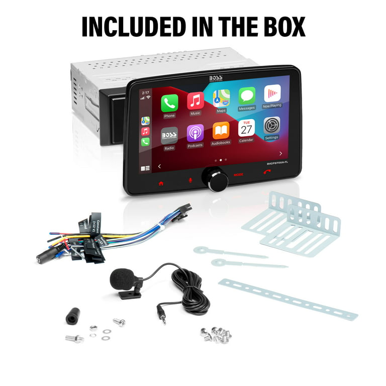 BOSS Audio Systems BVCP9700A 2 Din Apple CarPlay Android Auto Car Stereo  System 