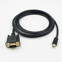 KONTONTY 6 Feet 1.8 Mini DisplayPort to VGA Adapter Gold Plated Standard DP to VGA Adapter Cable