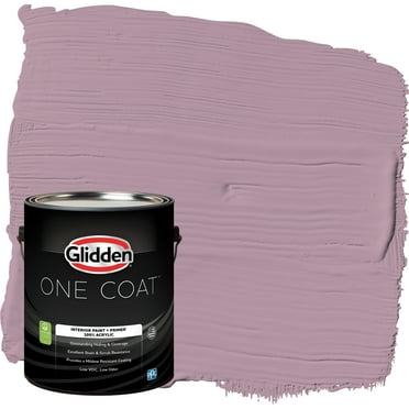 Glidden One Coat Interior Paint and Primer, Ashberry / Purple, Gallon, Flat