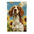 thumbnail image 2 of Heduofu Welcome Spring Summer Dog Garden Flag Double Sided, Beagle Sunflower Mini Pet Seasonal Yard Flag for Home Decorative Outside  White, 2 of 6