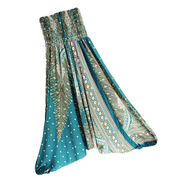 Pantalones de harén para mujeres Mujeres Yoga Harem Pantalones Casual Verano Pantalón holgado holgado 6 colores - , tal se describe Verde Magideal Pantalones de harén para mujeres