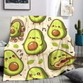 thumbnail image 2 of Kuscheln Fruit Throw Blanket, Cute Strawberry Watermelon Pineapple Fleece Blanket, Cozy Soft Blanket for Sofa Couch Bed Travel, Tropical Fruit Blanket for Kids Adults, Fun Summer Blanket Holiday Gift, 2 of 7