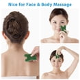 thumbnail image 4 of Graflsoa Single Jade Gua Sha Tool for Face, Neck, and Body Massage - Relaxation Stone in Various Sizes (Model 01), 4 of 6