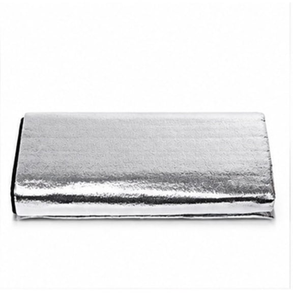 LABRIMP Outdoor Waterproof Sleeping Mattress Mat Plated Silver Aluminum Foil with Carry Bag