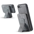 thumbnail image 2 of Compatible for iPhone 7 / 8 / SE 2022 & 2020 Wallet Case,[Support MagSafe Wireless Charging] Back Flip Magnetic Leather Phone Cover with Detachable RFID Blocking Card Holder,Gray, 2 of 12