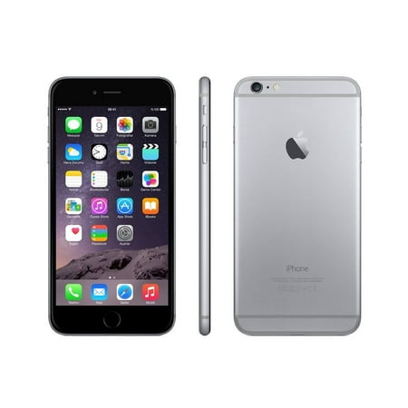 Refurbished Apple iPhone 6 Plus 64GB, Space Gray - Unlocked (Best Spyware For Iphone 6)