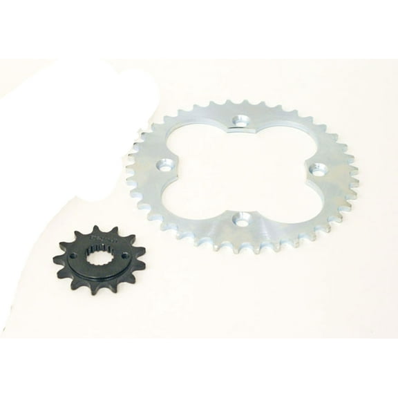 1999-2004 Honda TRX400EX 400EX 13 Tooth Front & 38 Tooth Rear Silver Sprocket