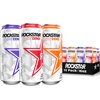 Rockstar Pure Zero Energy Drink, 3 Flavor Variety Pack, 16 fl oz, 12 Pack Cans