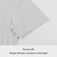 thumbnail image 5 of Camiseta de Manga Corta con Cremallera para Hombres de Pie Cuello de Seda de Hielo Secado Rápido Deportes Respirables Al Aire Libre, 5 of 8