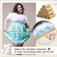 thumbnail image 6 of 10 Pcs Cotton Bra Liners Boob Sweat Pads 3 Layer Rectangle Under Bra Pads Sweat Liners for Women Sweating Supplies(18inch, M Khaki), 6 of 7