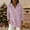 #03 Pink, variant on Women's Christmas Sparkly Sweaters Polo Collar Shiny Loose V Neck Warm Winter Party Knit Jumper, Dark Blue XL