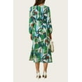 thumbnail image 5 of PRETTYGARDEN Women's Spring Floral Midi Dress Casual Fall V Neck Long Sleeve Flowy Beach Wedding Guest Vacation Dresses, 5 of 7