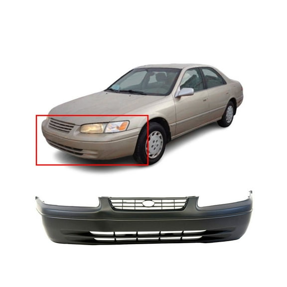DCP Primed Front Bumper Cover Fascia For 1997-1999 Toyota Camry CE LE XLE 52119AA901