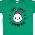 thumbnail image 4 of Inktastic Live Love Chickens Boys or Girls Baby Bodysuit, 4 of 5