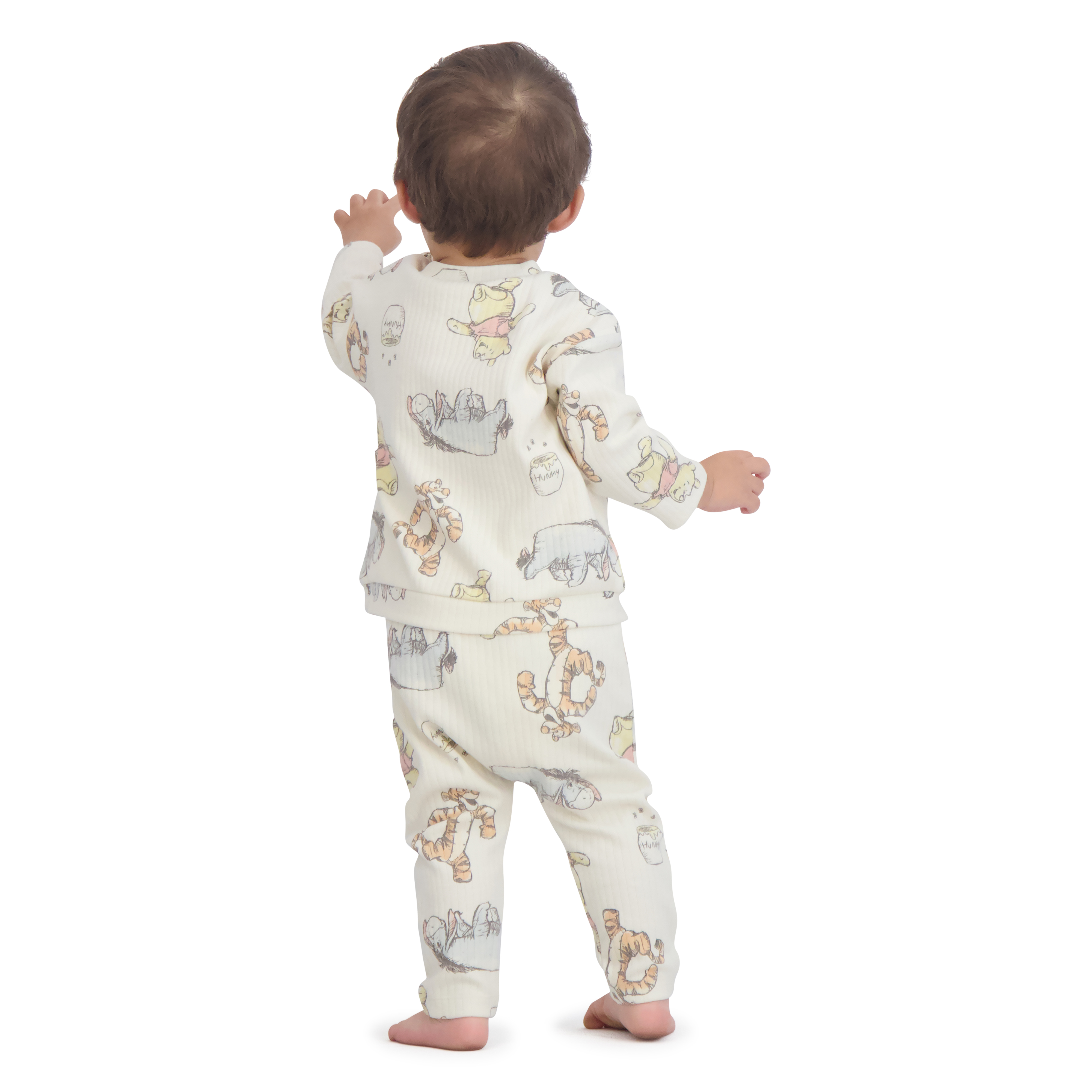 Winnie the Pooh Baby Boy 2 Piece Pant Set, Sizes 0/3 Months-24 Months - image 2 of 8