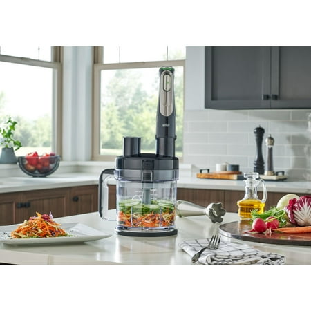 Braun - MultiQuick Hand Blender with Active PowerDrive Technology and high performance 700W motor - Stainless Steel/Black