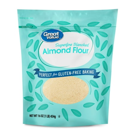 Great Value Superfine Blanched Almond Flour, Gluten-Free, 2 lb