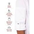 thumbnail image 3 of Chaqueta de Chef Hartford Chef Works para Hombre Blanca Talla XXL, 3 of 4