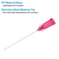 thumbnail image 3 of 25Ga Dispensing Needles, 18PCS 1.5 Inch Industrial Blunt Tip Dispensing Needle Syringes with Luer Lock Needle 2inch Long for Refilling Liquid Inks Adhesive Glue Oil, Red, 3 of 7