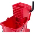 thumbnail image 2 of Carlisle Commercial Mop Plastic Bucket with Side Press Wringer, 26 Quart Capacity, 2 of 5