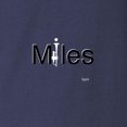 thumbnail image 3 of CafePress - Miles Long Sleeve Dark T Shirt - Long Sleeve Dark T-Shirt, 3 of 4