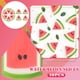 thumbnail image 5 of Sandía roja artificial de plástico, decoración realista de frutas, 10, 5 of 5