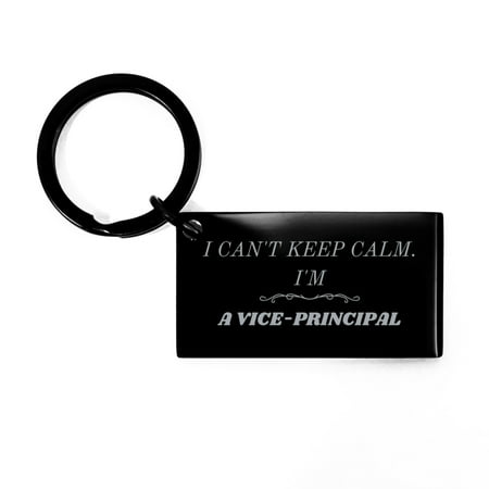 Amangny Vice-principal Keychain I Cant Keep Calm Perfect Idea Gifts for Graduation and Christmas